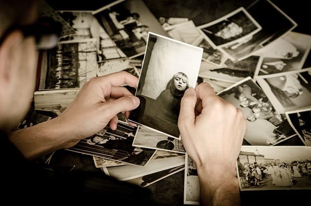 Fotografie při vyklízení